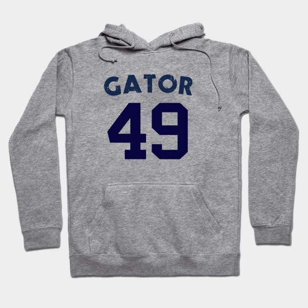 Ron Guidry "Gator" 49 Design Hoodie by Bleeding Yankee Blue